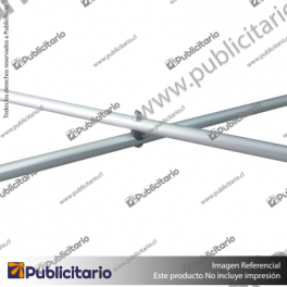 CONECTOR--X--ALUMINIO-REDONDO-PARA-PANEL-ARANA-PAI-RECTO