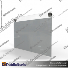 PORTA-GRAFICA-ACRILICO-A6-FORMATO-MURO-HORIZONTAL-2MM---SET-EMBELLECEDORES