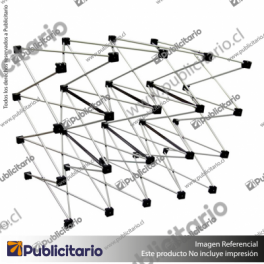 PANEL-ARANA-PAI-RECTO-DOBLE-GRAFICA-6-CUERPOS---CARRO-BASICO---LAMINAS-PAI---FOCOS-HALOGENO