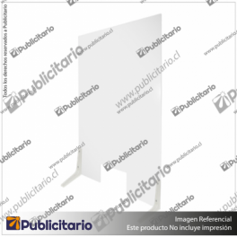 BIOMBO-SEPARADOR-ACRILICO-4-MM-80x58-CMS-HORIZONTAL-CON-VENTANILLA---SET-ESCUADRA-ABS-PARA-ARMADO