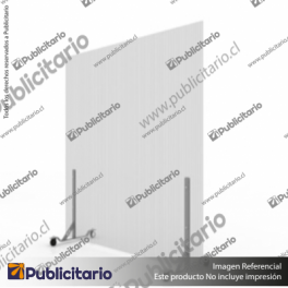 BIOMBO-SEPARADOR-AMBIENTES-PA-10MM-SIN-MARCO-210x200-CMS-TRANSPARENTE-CON-RUEDAS