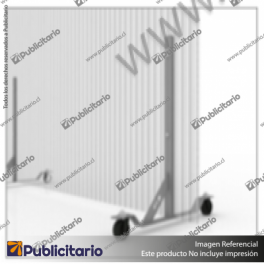 BIOMBO-SEPARADOR-AMBIENTES-PA-10MM-SIN-MARCO-70x200-CMS-TRANSPARENTE-CON-RUEDAS