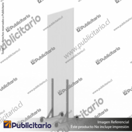BIOMBO-SEPARADOR-AMBIENTES-PA-10MM-SIN-MARCO-70x200-CMS-COLOR-OPAL-CON-RUEDAS