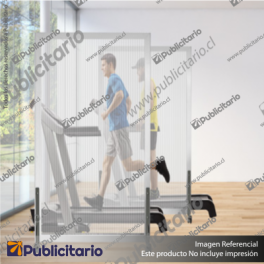 BIOMBO-SEPARADOR-AMBIENTES-PA-6MM-CON-MARCO-PVC-70x200-CMS-TRANSPARENTE-CON-RUEDAS